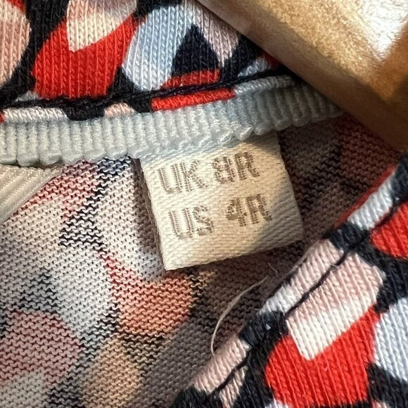 Boden Jersey Shirt Dress Cap Sleeve Buttoned Bodice US Size 4, UK size 8 - Picture 4 of 9